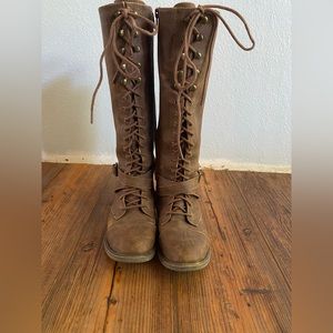 Target lace-up boots